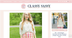 Desktop Screenshot of classysassyblog.com